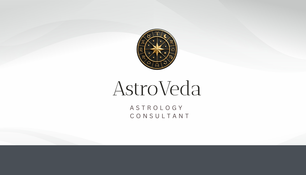 AstroVeda Business Card Back